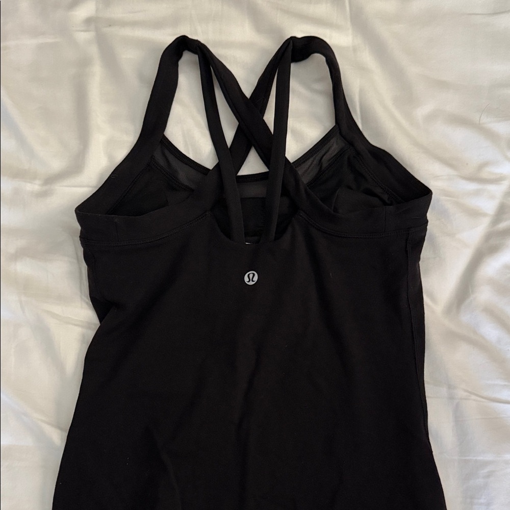 lululemon athletica Black Strappy Top